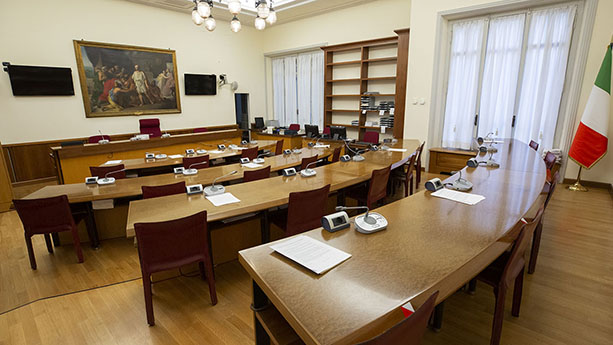 Aula Commissione giustizia