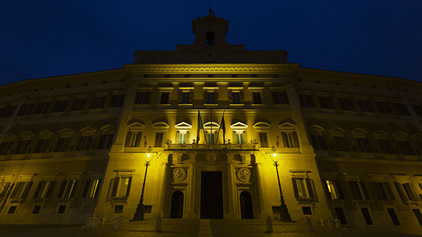 facciata gialla