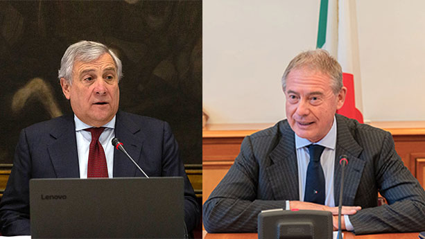 Ministri Tajani e Urso