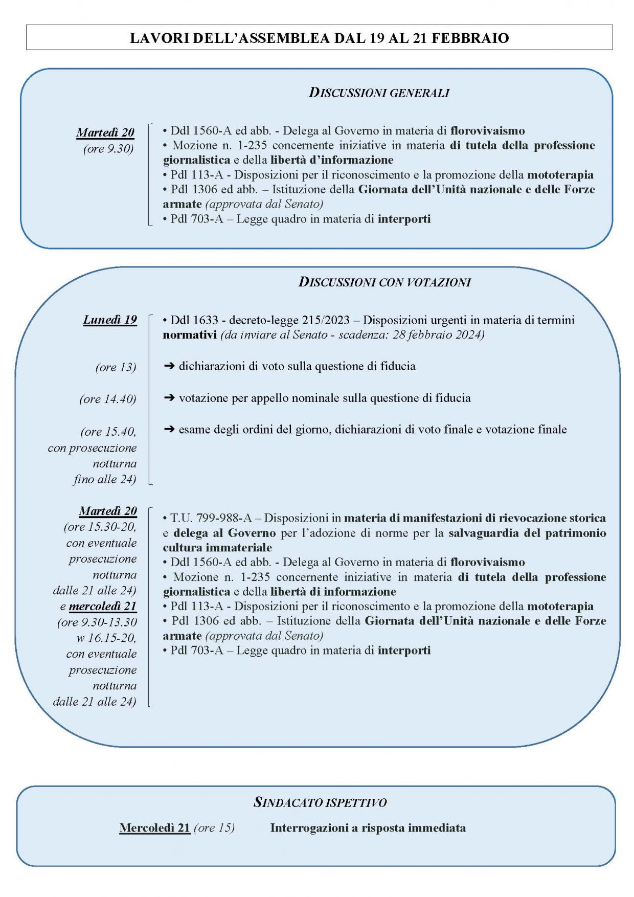 Camera.it - Comunicazione - La Camera per immagini